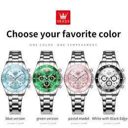 jkthpu-45 💋 OLEVS Women Watch 5632 - Elegant Quartz Chronograph