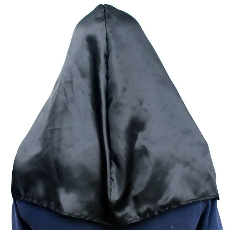 KissICON onesize / China Mainland The Horror Scary Nun Latex Mask w/Headscarf Valak Cosplay for Halloween Costume