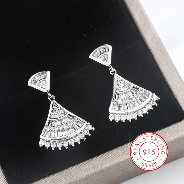 💋 Beautiful Shiny Zircon Earrings For Women - Gift Ready