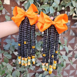 KissICON Orange KissIcon Delicate Braided Ponytail Extensions Dreadlocks