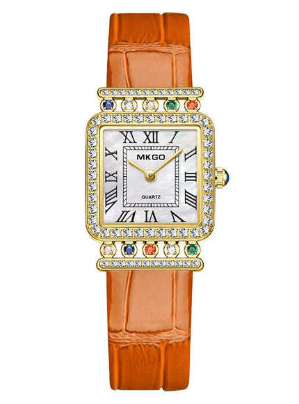 KissICON orange KissIcon UTHAI L85 Womens Watch Fritillaria Dial -