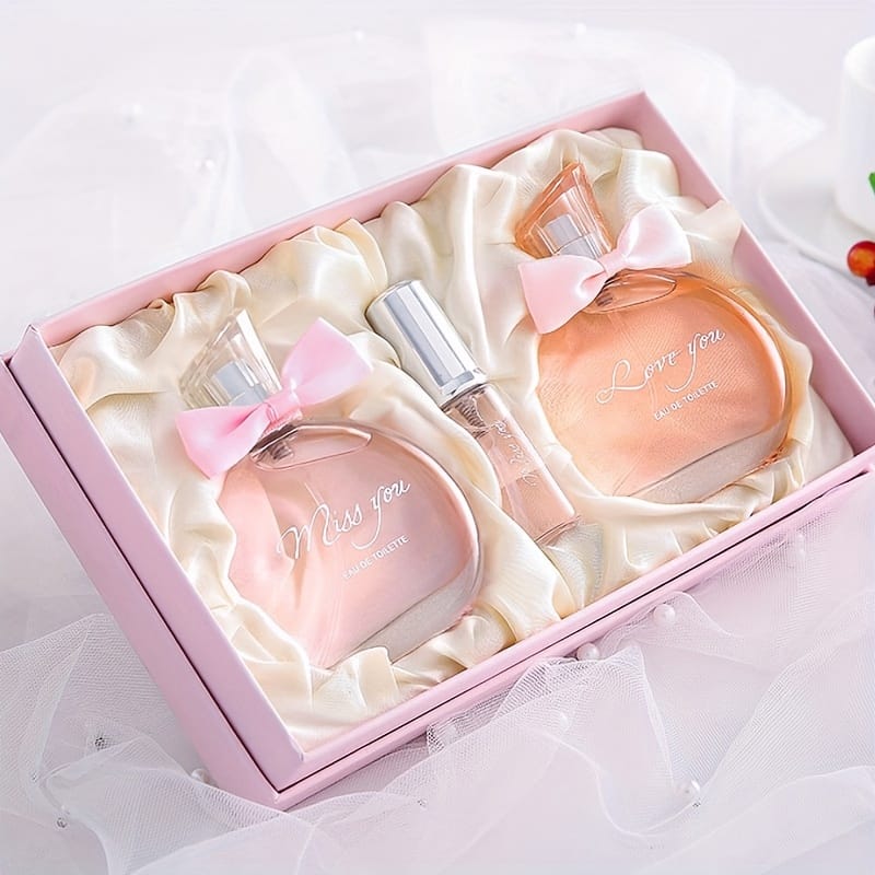KissICON Orange Three Piece Suit / 90ml 3piece Floral Fruity Perfume – Gift Dreamy Romance