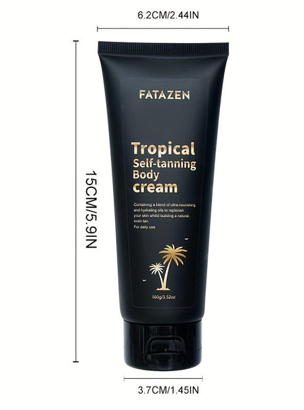 KissICON Organic Instant Dark Tanning Lotion Natural Self Tanner Streak