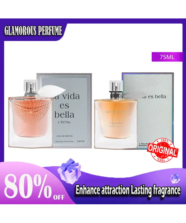 KissICON Original 75ml True Love Rose Perfume - Lasting