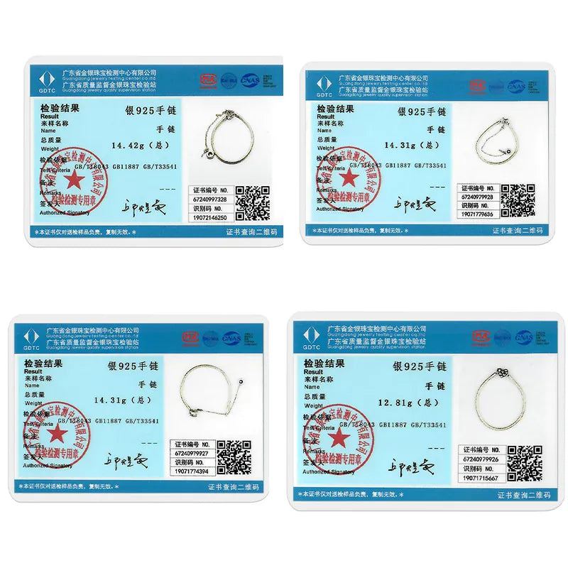 KissICON Original 925 Sterling Silver Bracelets 17-20CM Love Heart Flowers Butterfly Charms Beads Bracelet For Women Fashion Jewelry Gift