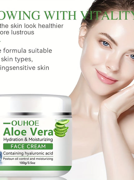 KissICON OUHOE Aloe Vera Cream - Deep Hydration With