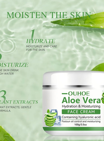 KissICON OUHOE Aloe Vera Cream - Deep Hydration With