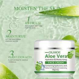 KissICON OUHOE Aloe Vera Cream - Deep Hydration With