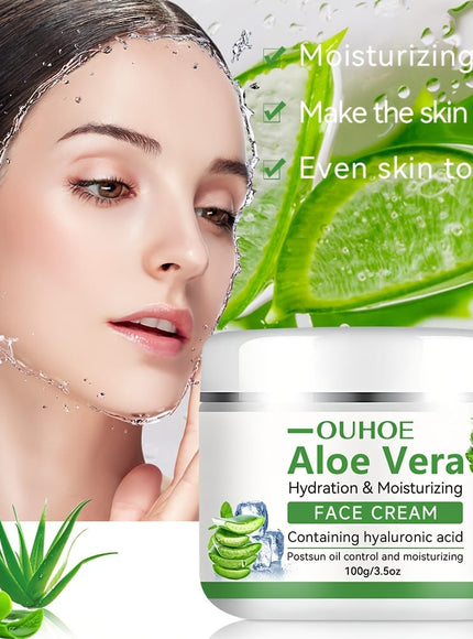 KissICON OUHOE Aloe Vera Cream - Deep Hydration With