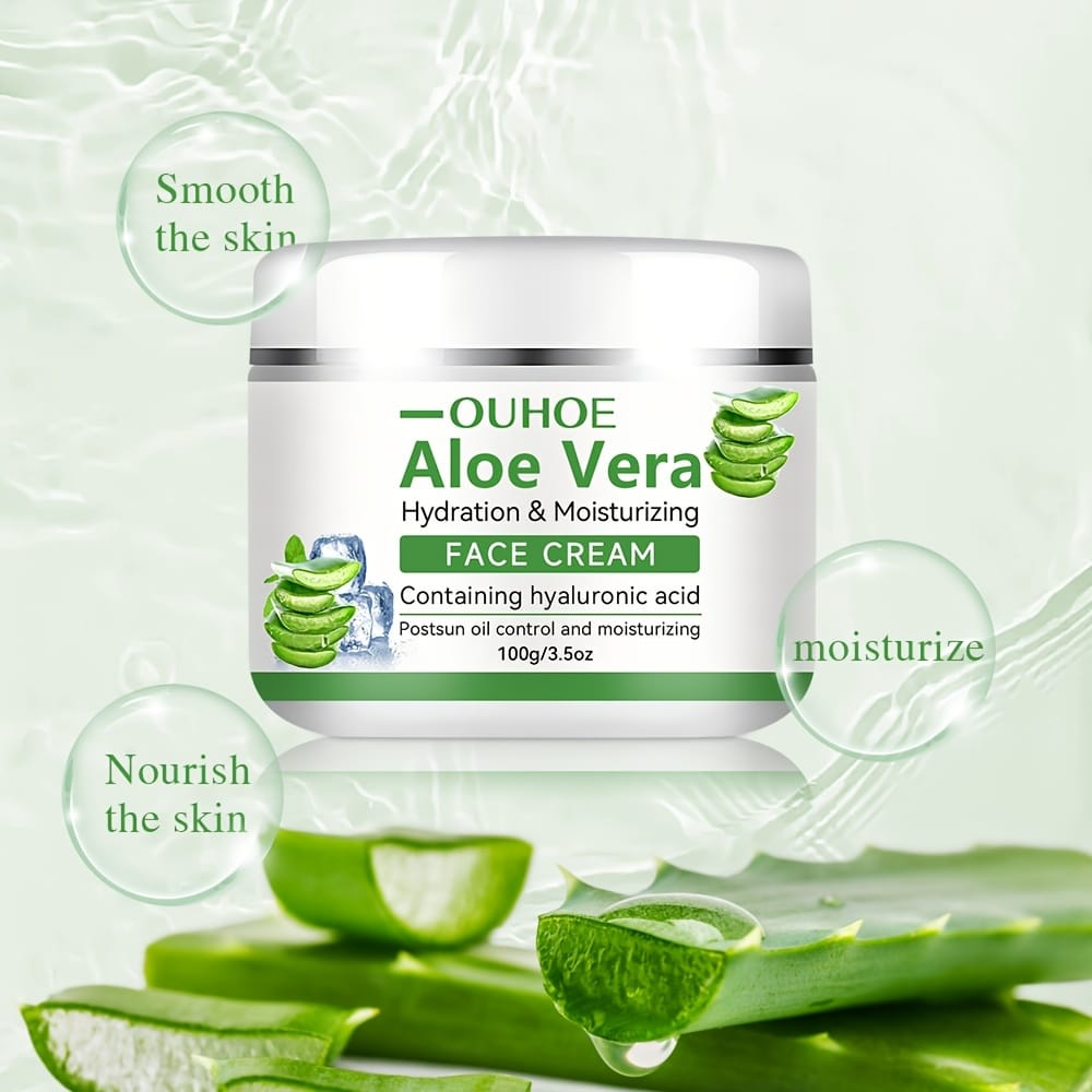 KissICON OUHOE Aloe Vera Cream - Deep Hydration With