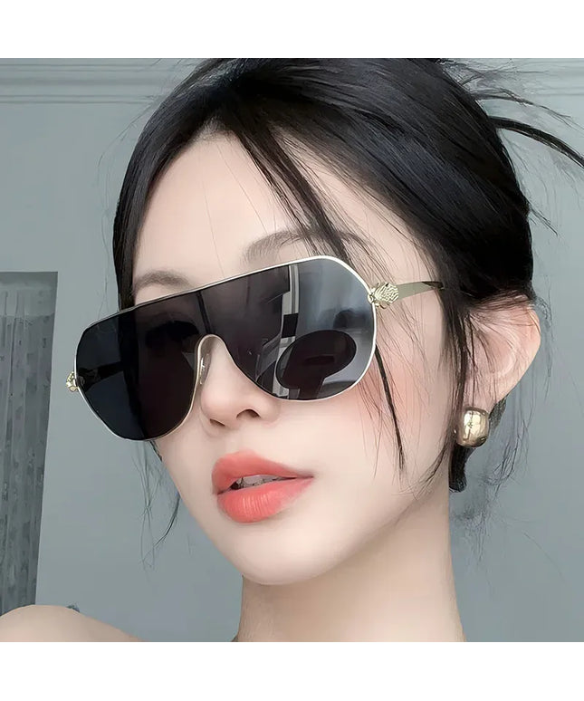 Dropshipman Oversized Snake Steampunk Sunglasses