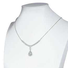 KissICON OXTAO D VVS1 Moissanite WaterDrops Necklace for Woman With Certified 925 Sliver Y-Shaped Lariat Star Necklace Luxury Jewelry