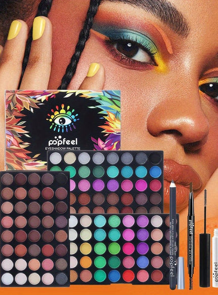 KissICON P0003G Allinone Makeup Kit Complete Beauty Beginners