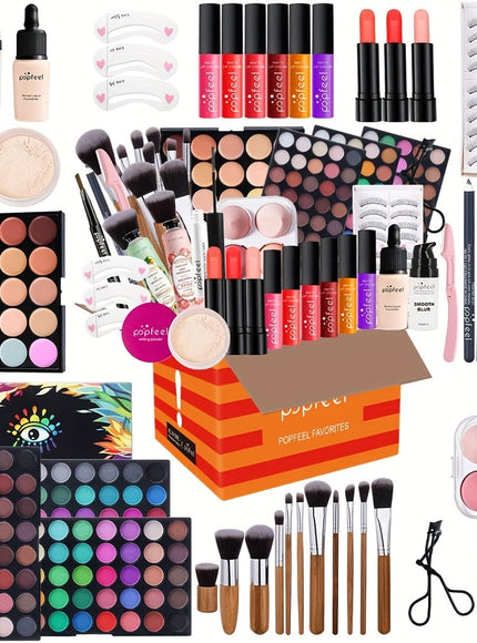 KissICON P0003G Allinone Makeup Kit Complete Beauty Beginners