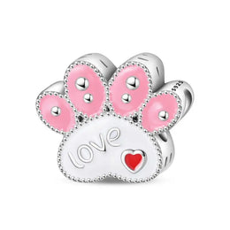 KissICON PAC1541 925 Silver Plated Magic Mirror Princess Angel Pink Charm Beads Suitable Fit Pan 925 Original Bracelet Exquisite Diy Jewelry
