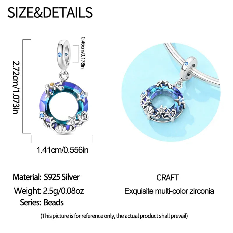 KissICON PAC2454 925 Pure Summer Fruit Handbag Pendant Hanging Bead Suitable for Original Pandora Bracelet Women DIY Exquisite Gift