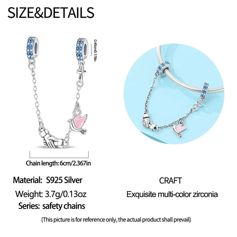 KissICON PAC2476 925 Pure Summer Fruit Handbag Pendant Hanging Bead Suitable for Original Pandora Bracelet Women DIY Exquisite Gift