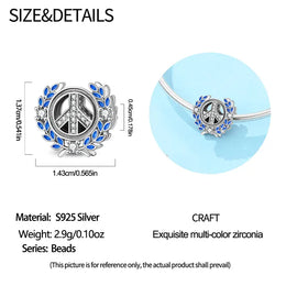 KissICON PAC2478 925 Pure Summer Fruit Handbag Pendant Hanging Bead Suitable for Original Pandora Bracelet Women DIY Exquisite Gift