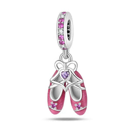 KissICON PAC936 925 Silver Plated Magic Mirror Princess Angel Pink Charm Beads Suitable Fit Pan 925 Original Bracelet Exquisite Diy Jewelry