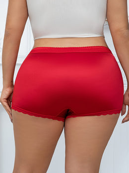 jkthpu-45 Palace Style Lace Trim Boxer Briefs 5Pack