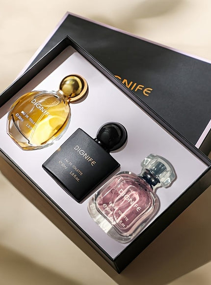 KissICON Paris Night Gift Box Dignife Paris Night Vanilla Sweet 3pc Perfume – Gift