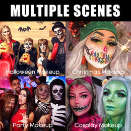 KissICON Party Painting Crayon,Smooth Application, Highpigment Makeup,Suitable for Halloween&Stage Makeup