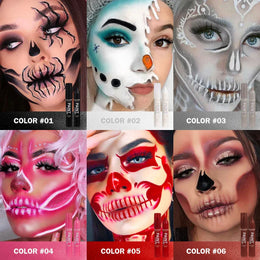 KissICON Party Painting Crayon,Smooth Application, Highpigment Makeup,Suitable for Halloween&Stage Makeup