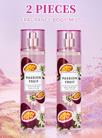 KissICON Passion Fruit/Tangerine/Lemon KissIcon Peach and Cherry Blossom Body Mist -