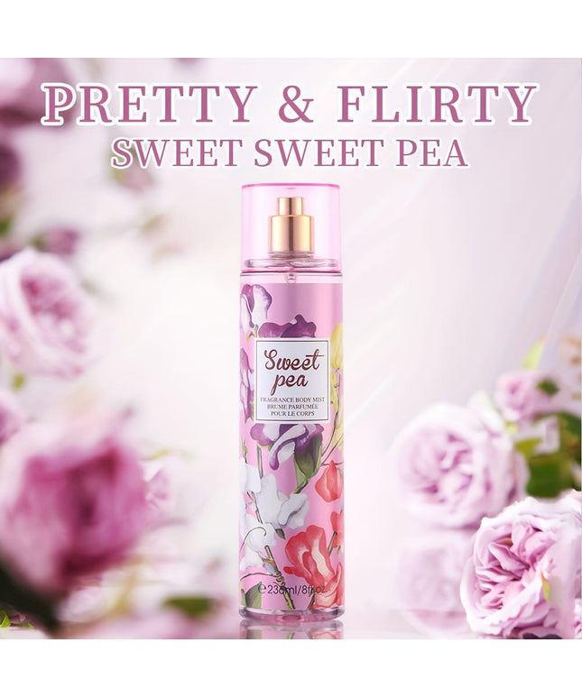 KissICON Pea/Pear/Tayberry/BlackCurrant Sweet Pea Pear Tayberry 8 Oz Body Mist