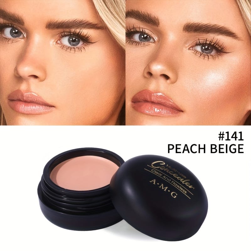 KissICON PEACH BEIGE #141 Full Coverage Matte Concealer Lasts All