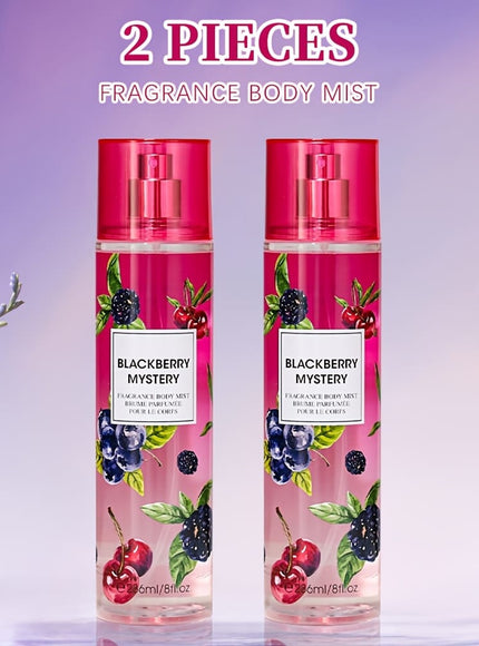 KissICON Pear/Black Currant/Blueberry KissIcon 8oz Body Mist Duo Strawberry Cupcake -