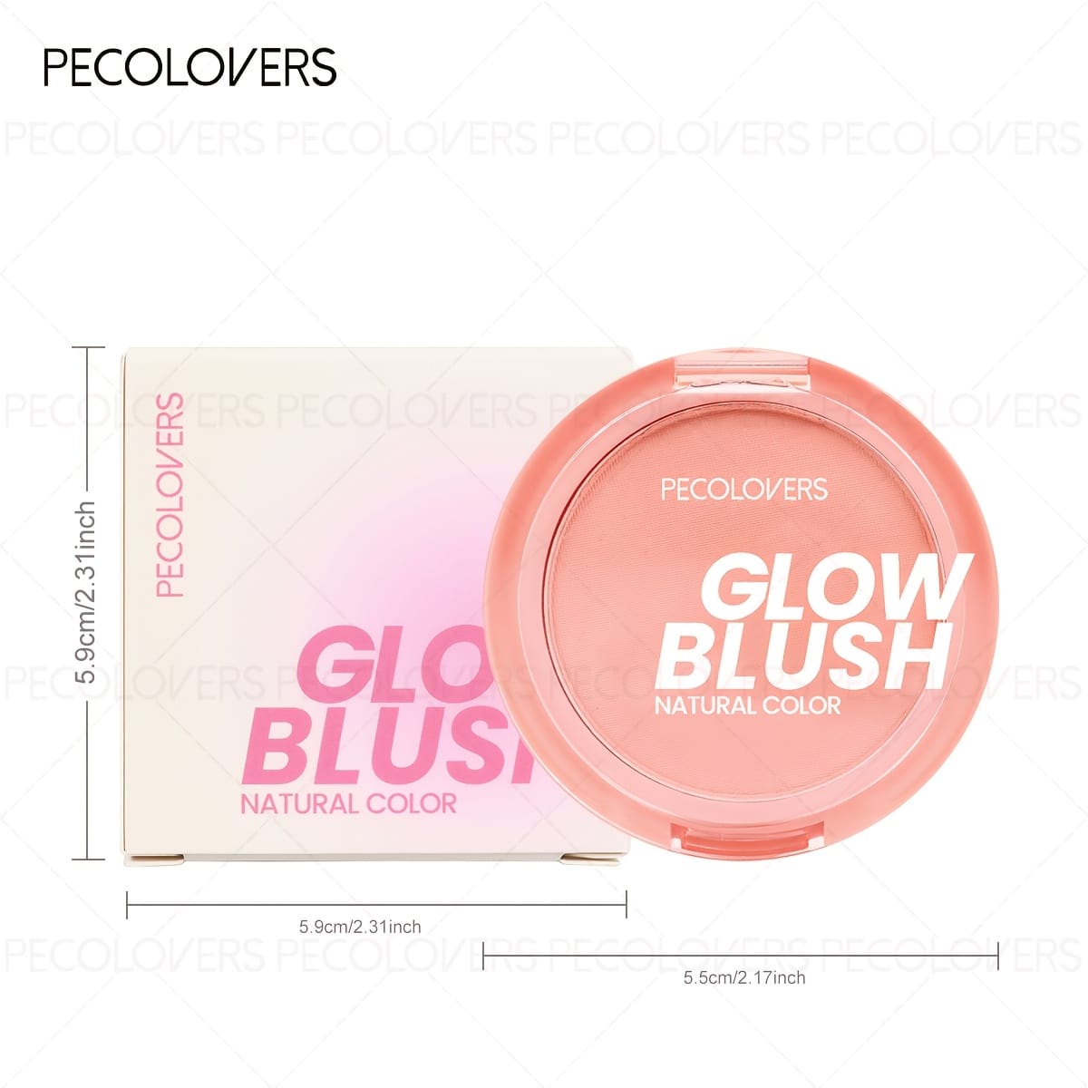 KissICON Pecolovers Soft Matte Gradient Blush Palette