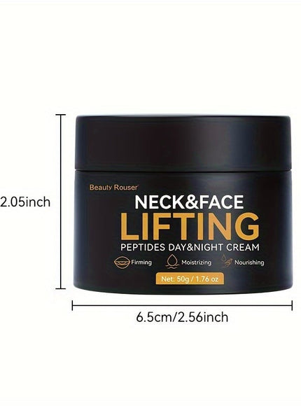 KissICON Peptides Day & Night Cream 1.76oz Neck And Face Hydrating Cream With Hyaluronic Acid
