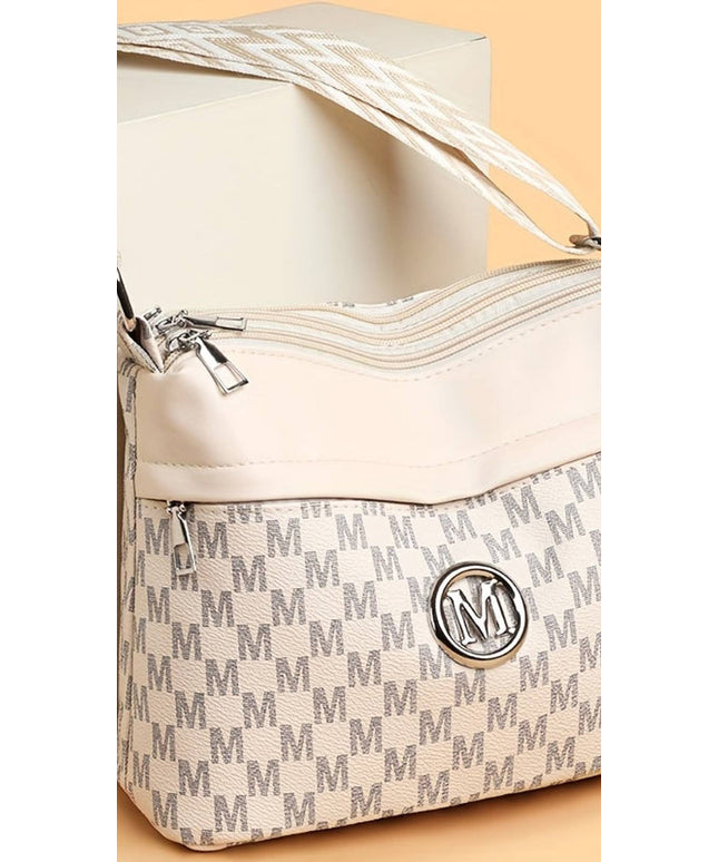 jkthpu-45 Perfect Lily Vintage Crossbody Bag – Geometric Synthetic Leather