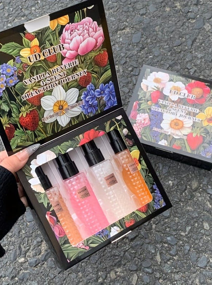 KissICON Perfume set 1.69oz*4 Dessert Dream Edt Perfume – Milk Coconut Chocolate