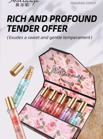 KissICON Perfume Set Of Five Molianji Floral Perfume – Gift