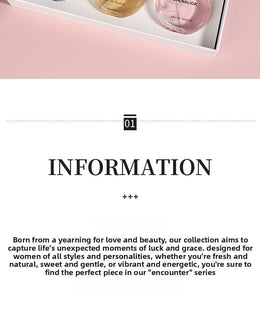 KissICON Perfume suit lady Threepiece Floral Fragrance Gift Set – 48hr