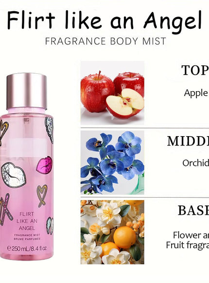 KissICON perfume3 / 250ml KissIcon Floral Fruity Body Spray For Women -