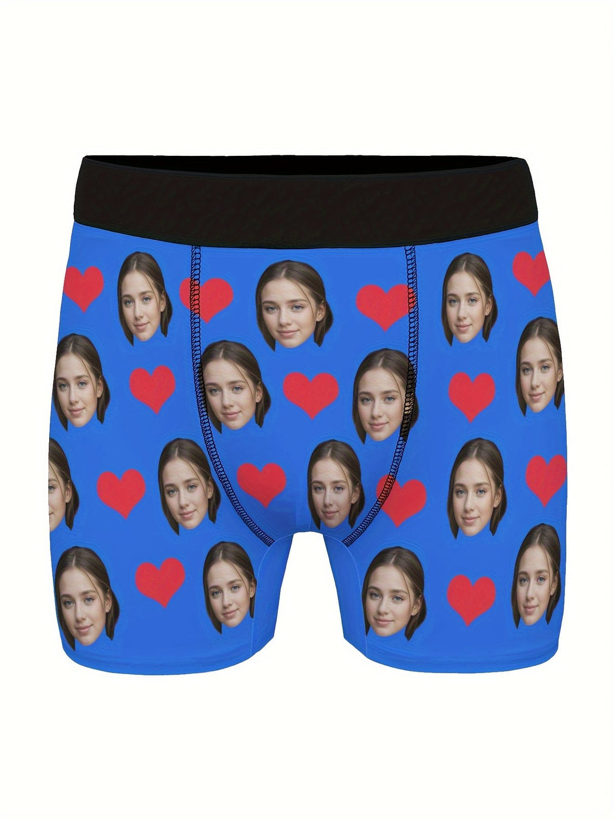 KissICON Personalized Face Boxer Briefs Custom Photo Gift for Him