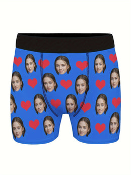 KissICON Personalized Face Boxer Briefs Custom Photo Gift for Him