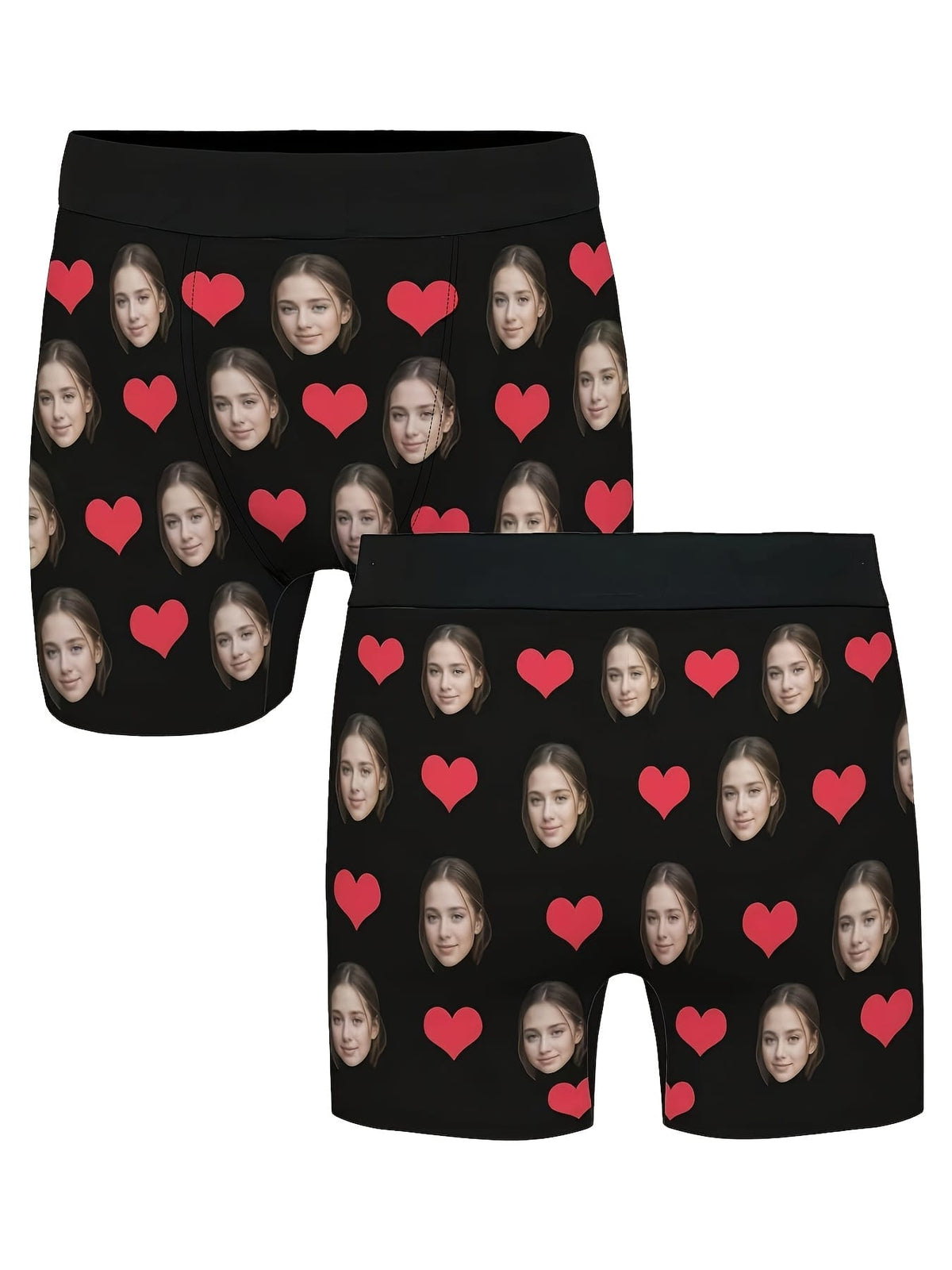 KissICON Personalized Face Boxer Briefs Custom Photo Gift for Him