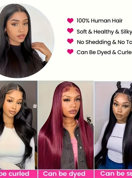 KissICON Peruvian Straight Bundles With Closure 4x4 Virgin Remy