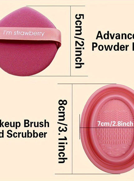 KissICON Pink 10 makeup brushes + 1 brush bag + 1 powder puff + 1 wash bowl Hot Selling Rhinestone Pink Makeup Brush Set