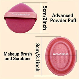 KissICON Pink 10 makeup brushes + 1 brush bag + 1 powder puff + 1 wash bowl Hot Selling Rhinestone Pink Makeup Brush Set