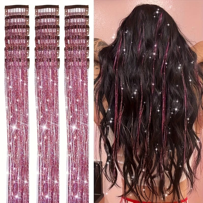 KissICON Pink / 20inch KissIcon 18Pcs Hair Clips 20Inch - Heat Resistant