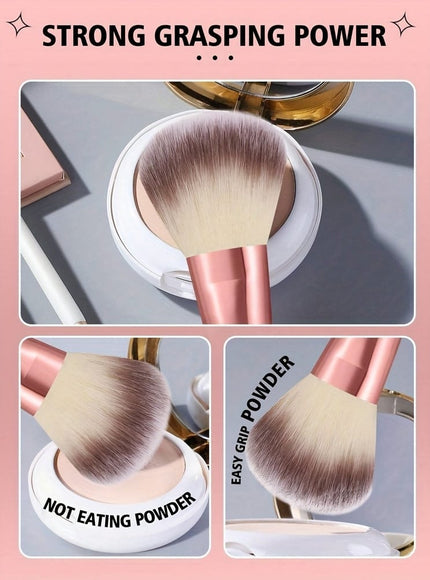 KissICON Pink / 20pcs Makeup Brush Set 20pc Princess Rose Makeup Brush Set – Golden Label Pink