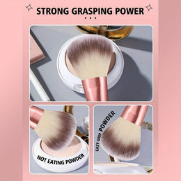 KissICON Pink / 20pcs Makeup Brush Set 20pc Princess Rose Makeup Brush Set – Golden Label Pink