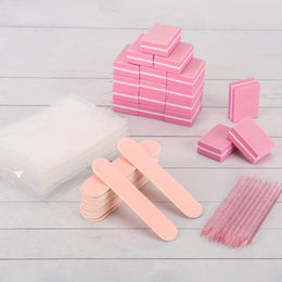KissICON Pink 30 pcs KissIcon Nail Care Kit Mini Files Buffers -