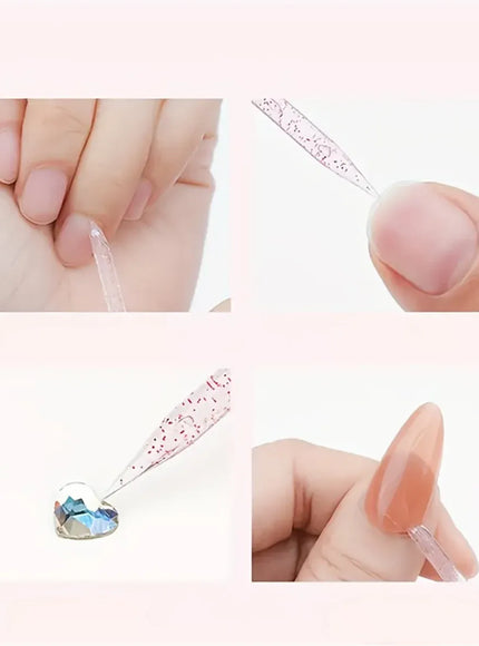 KissICON Pink 30 pcs KissIcon Nail Care Kit Mini Files Buffers -