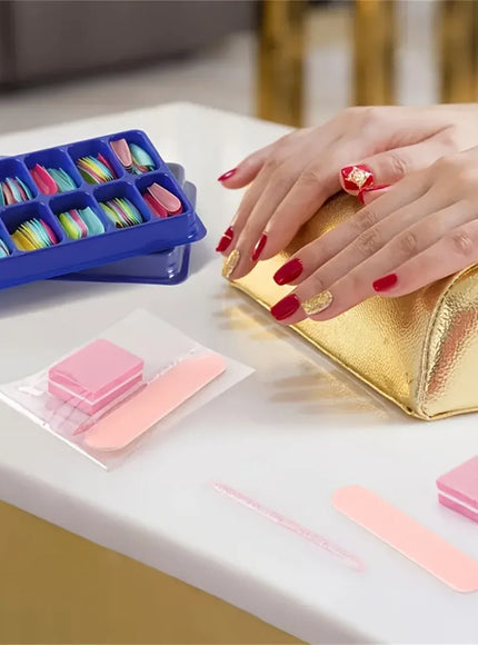 KissICON Pink 30 pcs KissIcon Nail Care Kit Mini Files Buffers -